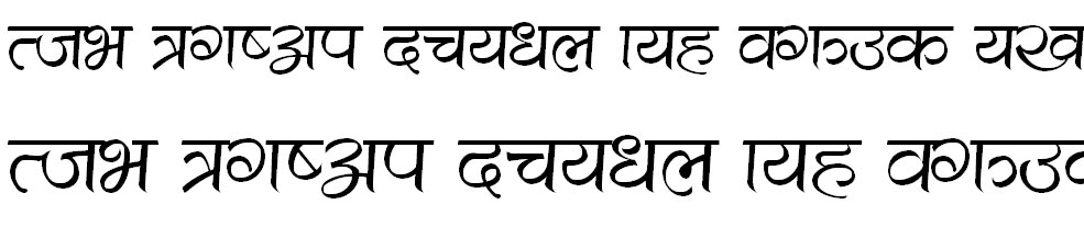 Chandra Head Hindi Font