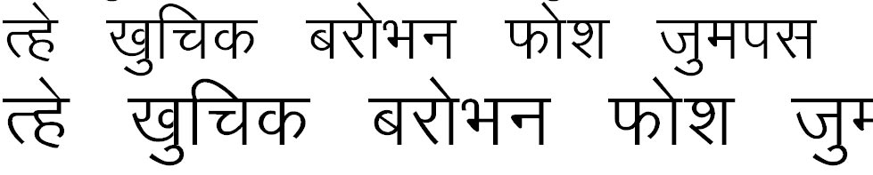 Marathi Kanak Bangla Font