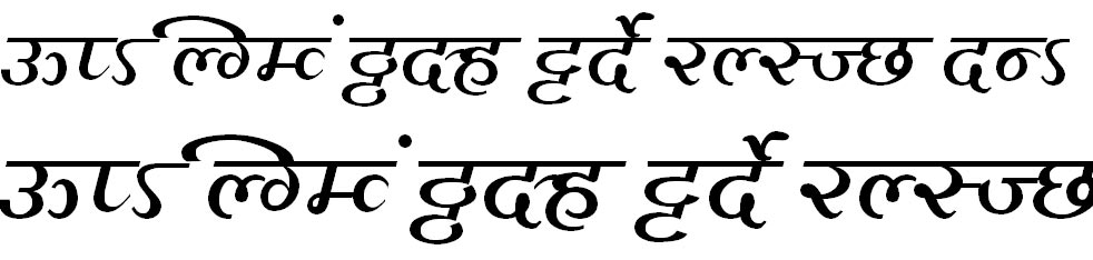 MillenniumAditya Normal Hindi Font
