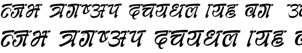 Noorisha Hindi Font