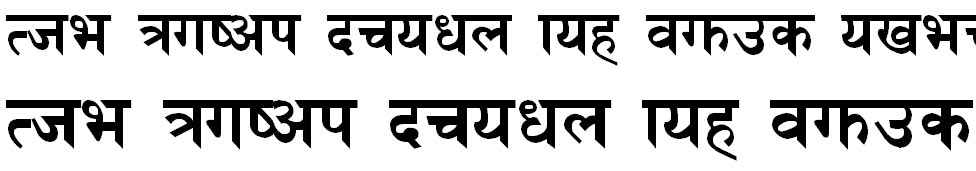 NPCBold Hindi Font