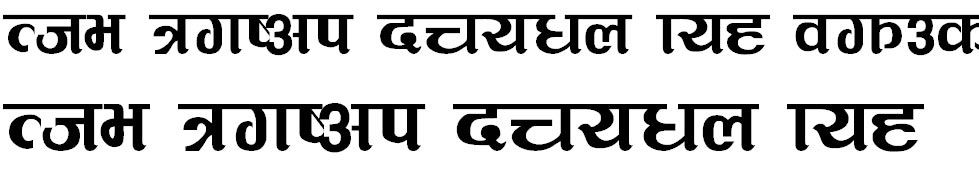 Rangila Hindi Font