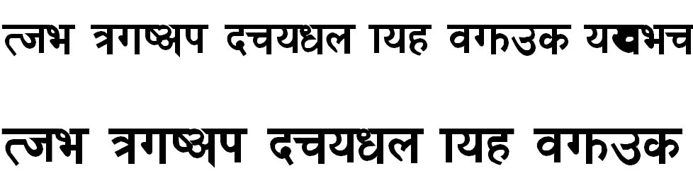 Dina Fat Hindi Font